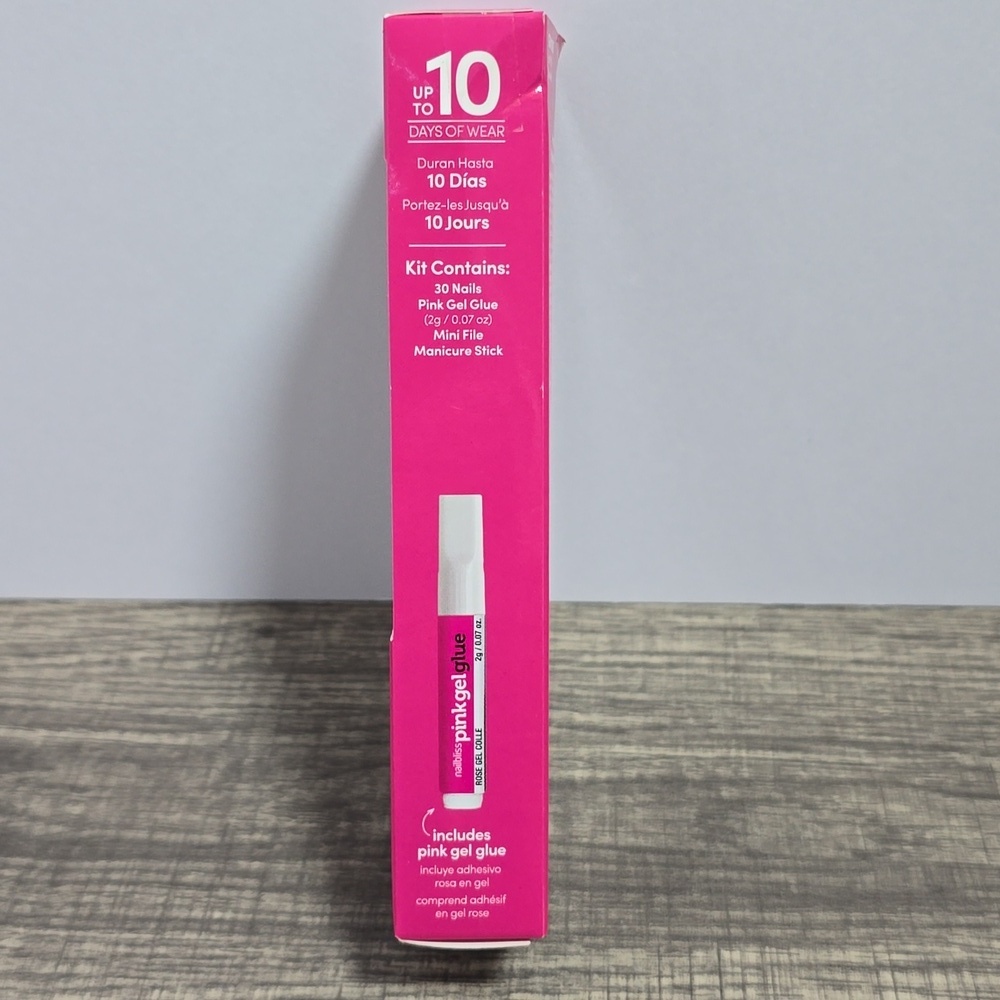 Dashing Diva NailBliss Salon Gel Nails Extra Long Length Brand New Nude Pink - Picture 3 of 4